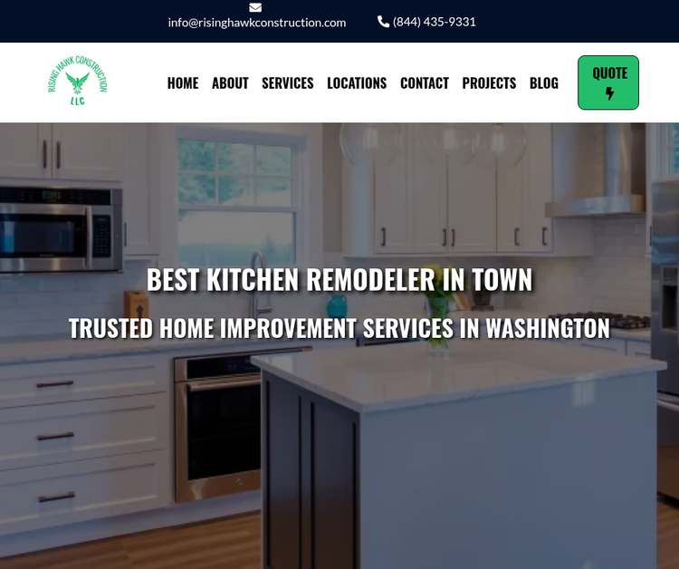 Rising Hawk Construction LLC. Home Remodelers, Paint & Drywall Contractors